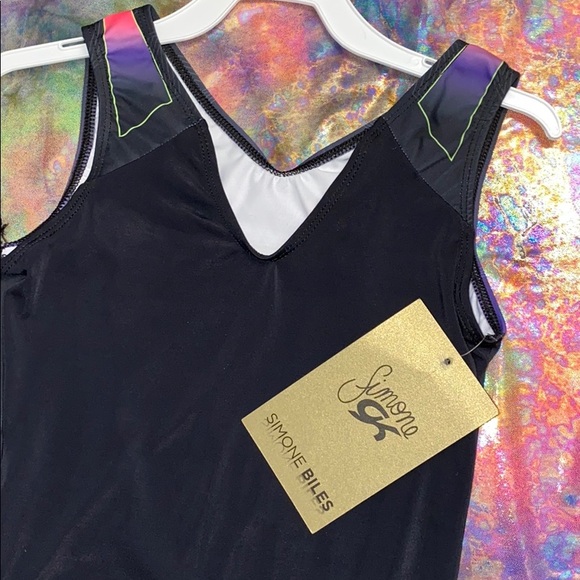 GK ELITE x SIMONE BILES Point of Sparkle Leotard - Picture 8 of 8